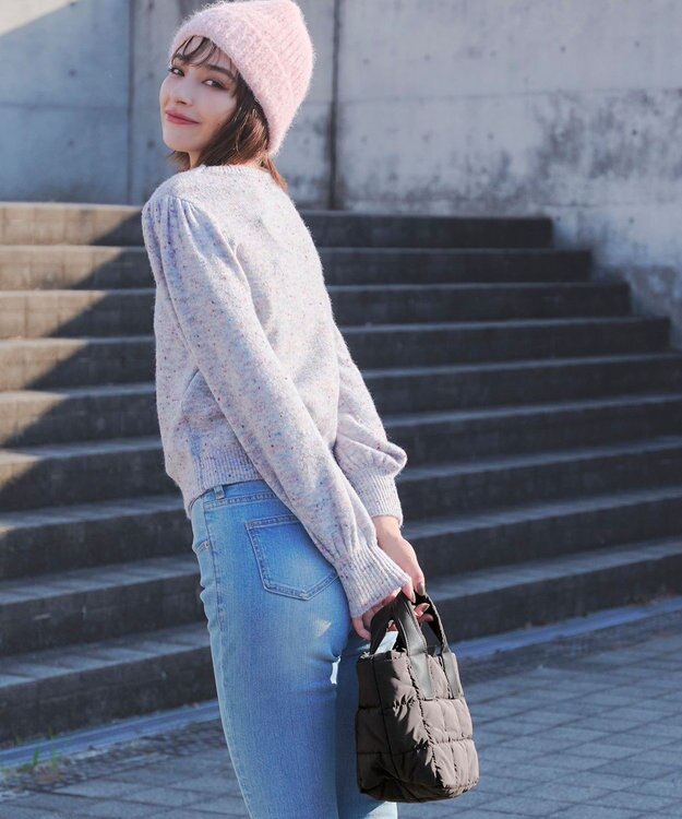 Tiaclasse 【2WAY】キルティングトートバッグ モカ