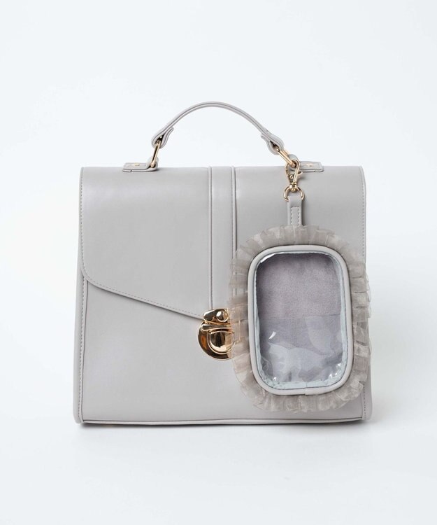 WEGO 【痛バ＆推し活グッズ】レターフラップ痛ショルダー グレー