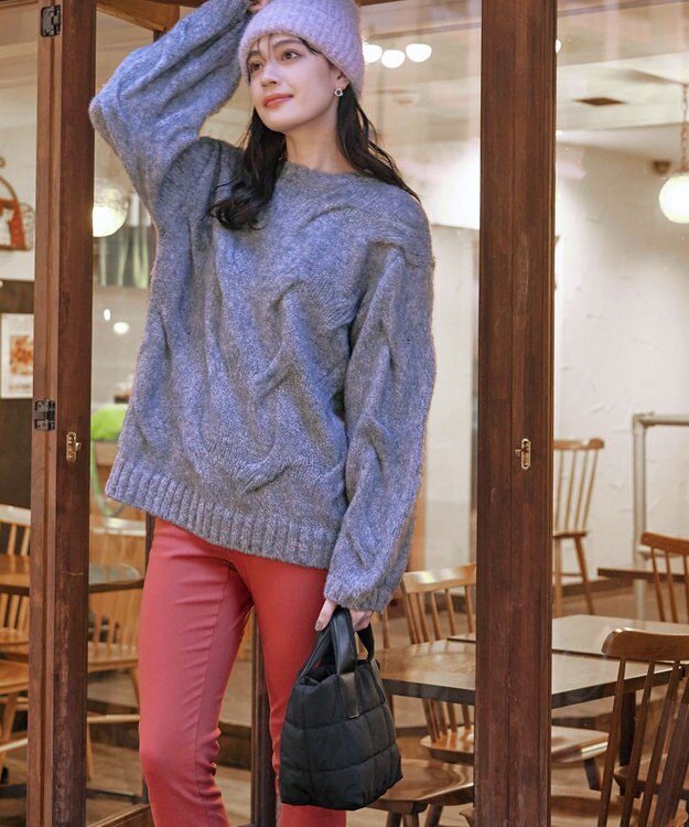 Tiaclasse 【2WAY】キルティングトートバッグ ブラック