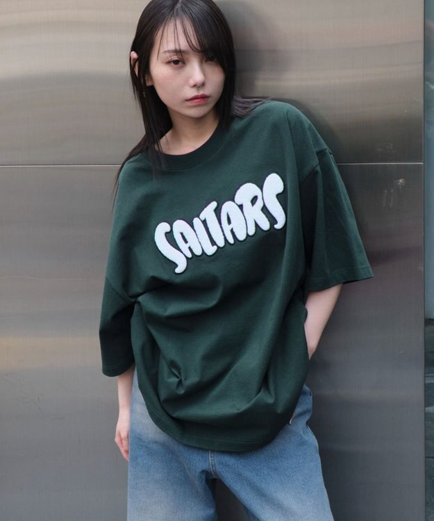 WEGO 【ユニセックス着用アイテム/MLサイズ展開】サガラワッペンロゴBIG　T（SS） ダークグリーン