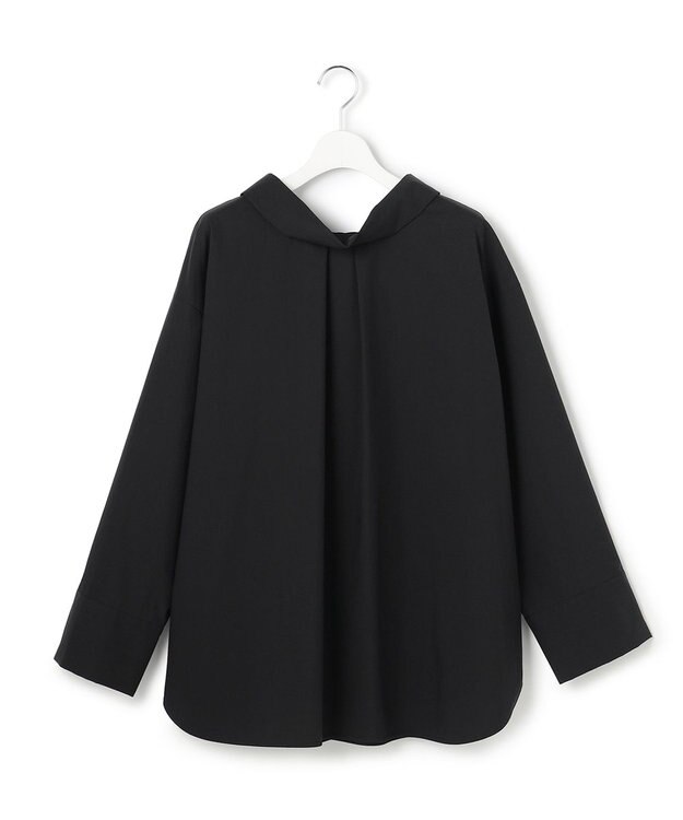 23区 【GOLD LABEL】コットンニドム 2WAYボウタイ ブラウス ブラック