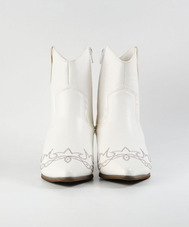 BONTRE 【MIONOTIS/ミオノティス】ショートウェスタンブーツ/40412 アイボリー