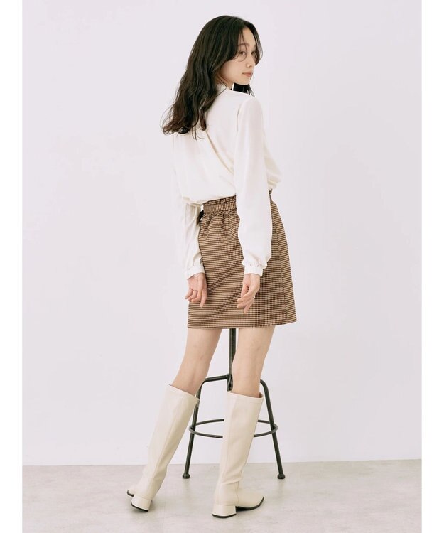 earth music&ecology ２ＷＡＹフリルブラウス Ivory