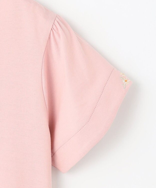 組曲 KIDS 【150-160㎝】ひまわりブーケ Tシャツ ピンク