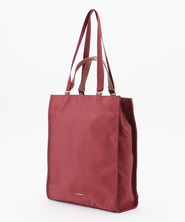 LA BAGAGERIE 縦長スクエアトート ワイン