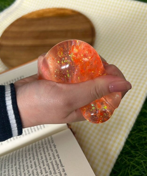 WEGO カラフルもちもちスクイーズ オレンジ