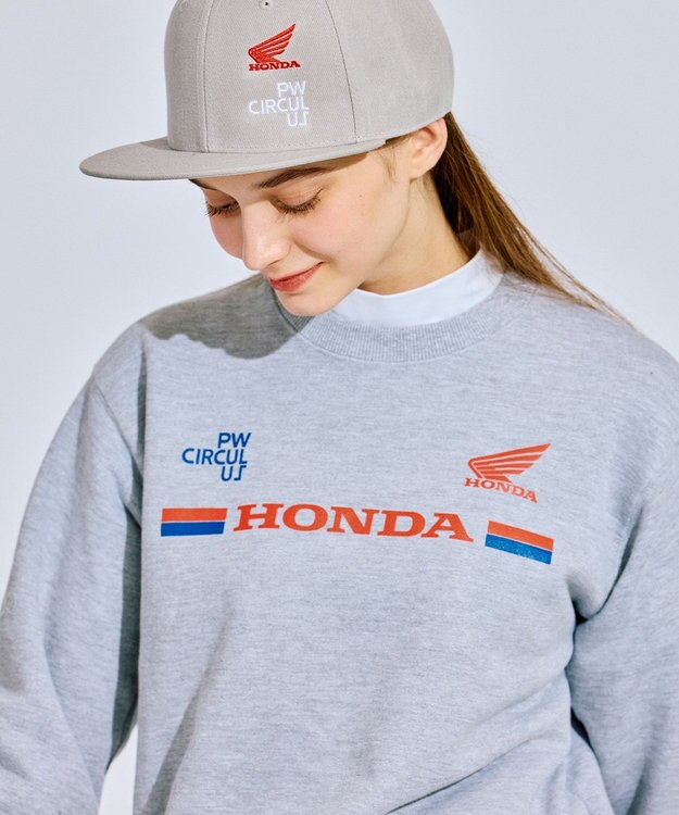 PW CIRCULUS 〈Hondaコラボ〉【UNISEX】 スウェット ゴルフ グレー系