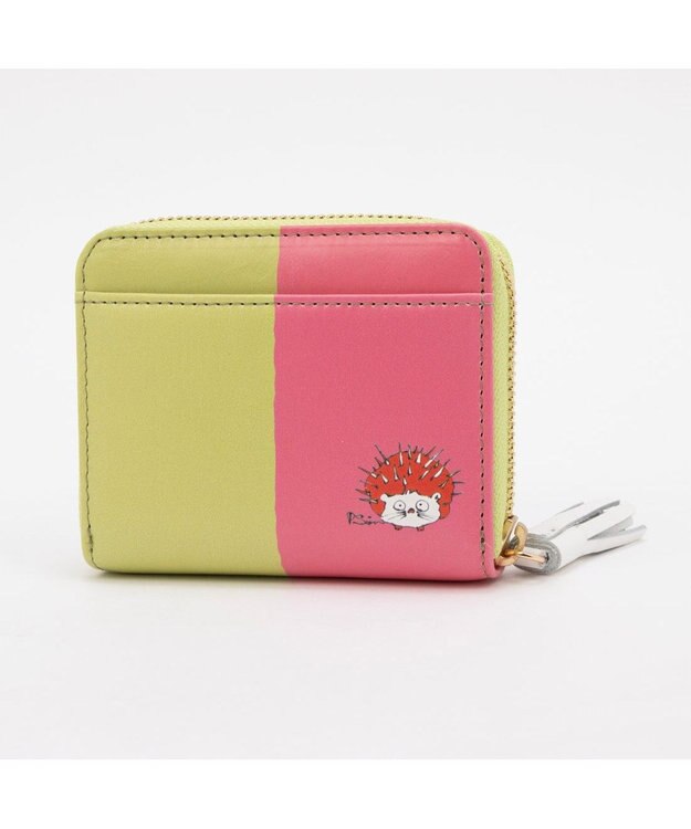 UNBILLION ペルケ perche × 髙嶋シオンコラボ ・ジャバラカードアートウォレット ピンクミックス