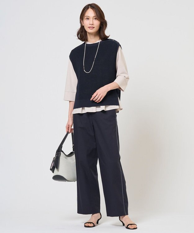 J.PRESS LADIES 【2way】small パール ネックレス ケシウスゴールド系