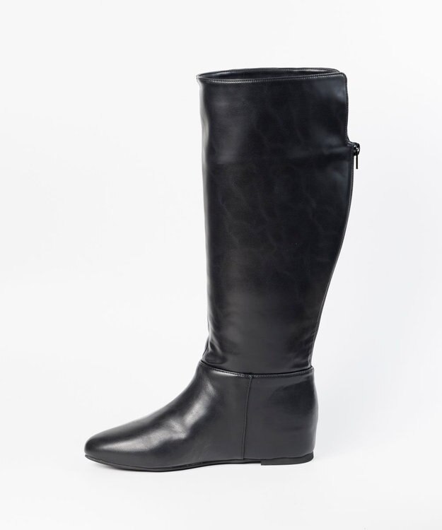 BONTRE 【MIONOTIS/ミオノティス】バックファスナーインヒールロングブーツ/40812 ブラック