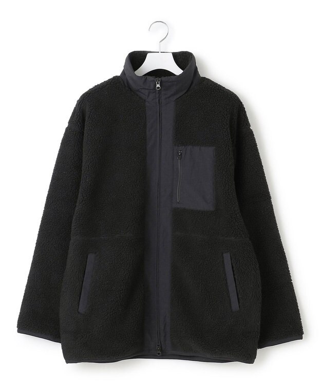 J.PRESS YORK STREET 【UNISEX】ボアブルゾン ブラック系