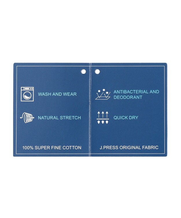 J.PRESS MEN 【EXTRA COMFORT / 形態安定・ストレッチ・抗菌防臭・速乾】パナマミニチェック 半袖シャツ/B.D. ライトグレー系3