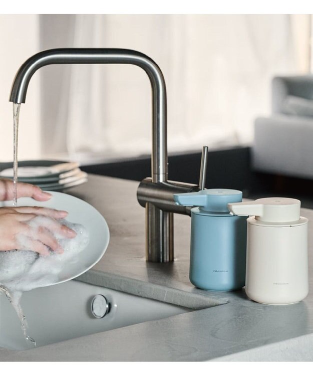 YAMATO テーブル＆キッチン 【レコルト】充電式オートディスペンサー　泡用  ナチュラルホワイト  RDS-1(NW) ホワイト