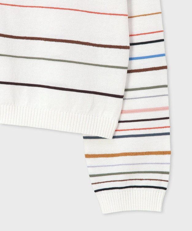 Paul Smith マルチカラーライン カーディガン オフホワイト