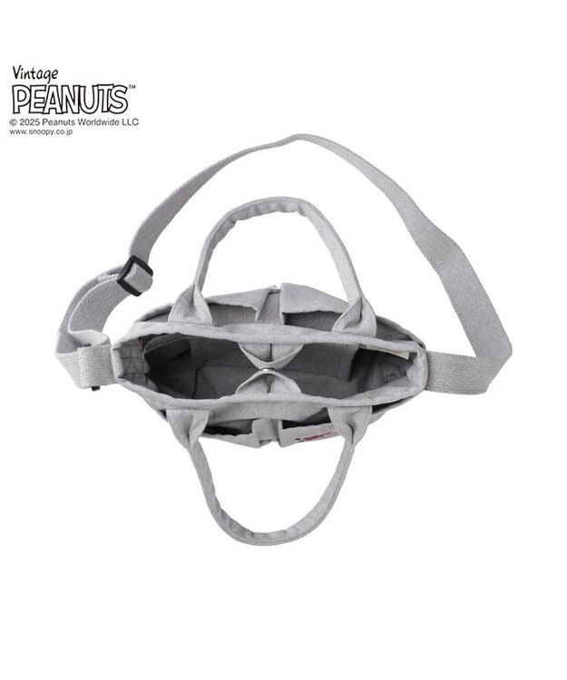 ROOTOTE 8422【スヌーピー】IP.ベビールー.ポケッツ.ピーナッツ-0C 04：ライトグレー