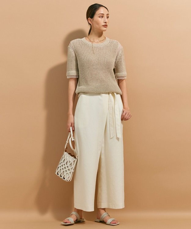 BEIGE， CAROLE / デザインパンツ Ecru