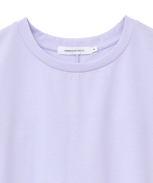 AMERICAN HOLIC バックフリルラウンドカットプルオーバー Lavender