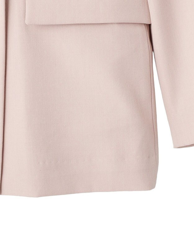 YECCA VECCA ロングテーラードジャケット Pink