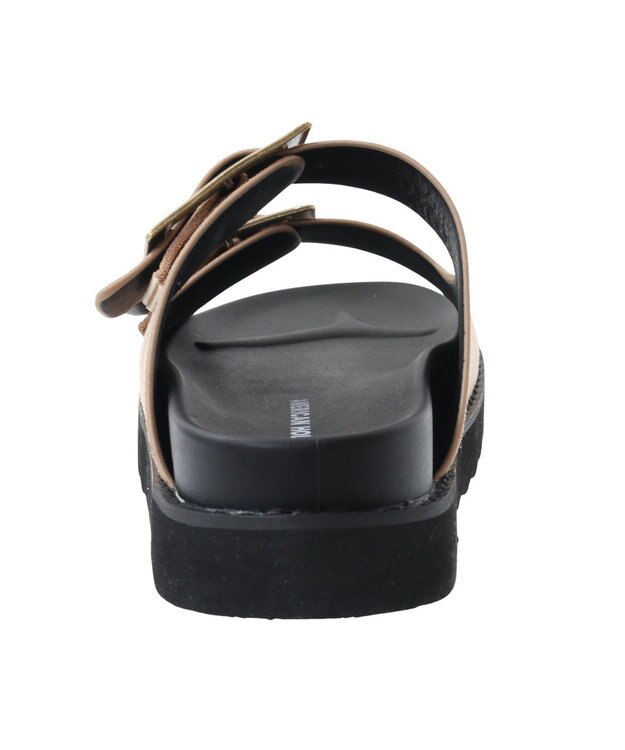 AMERICAN HOLIC バックルフラットサンダル Beige