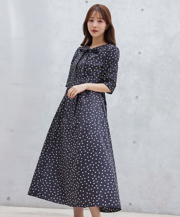 TOCCA 【00サイズあり・接触冷感・洗える】RAINY MORNING ドレス ブラック系5