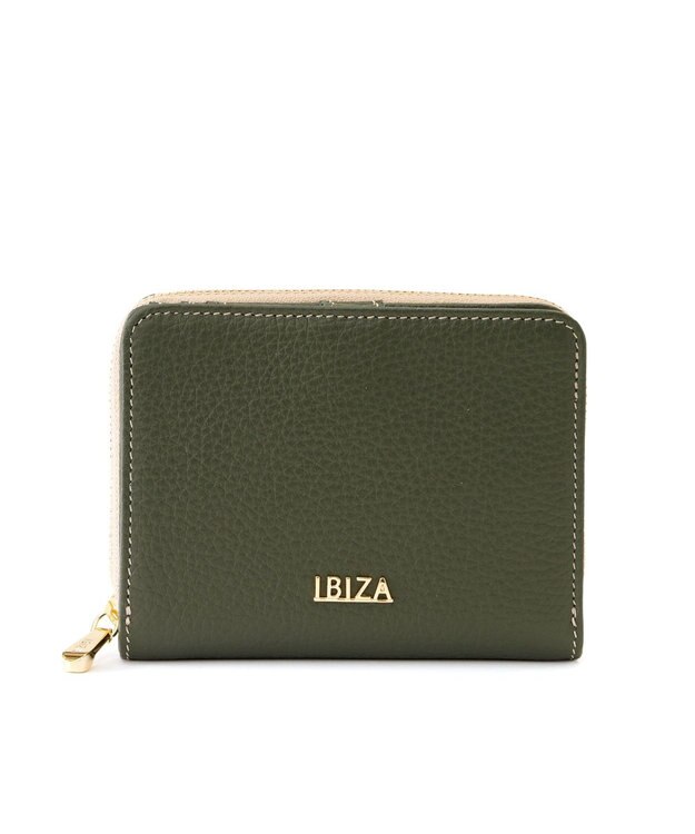 IBIZA クラシカ　ラウンドファスナー財布 緑