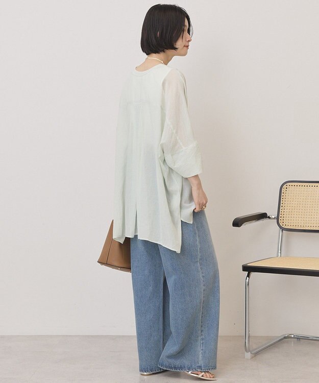 AMERICAN HOLIC Vネックポンチョシャツ Mint