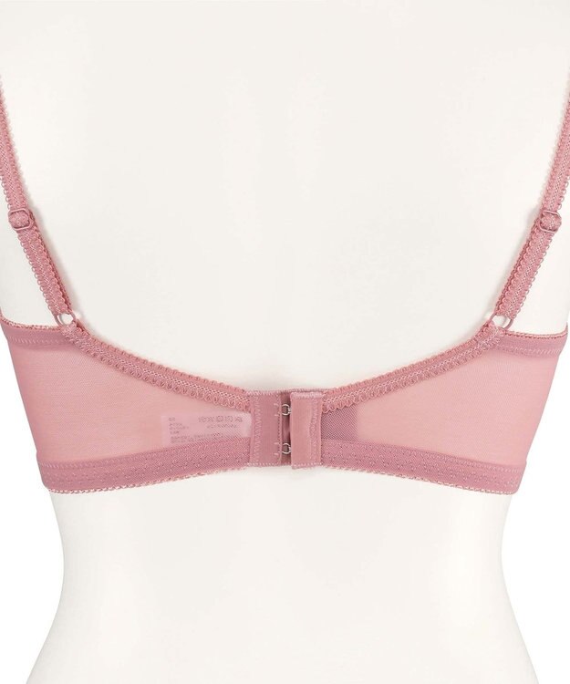 San-ai Resort（三愛水着楽園） 【新色アッシュローズ・アッシュグレー追加】 カシュクール脇高ブラジャー＆ショーツ アッシュローズ