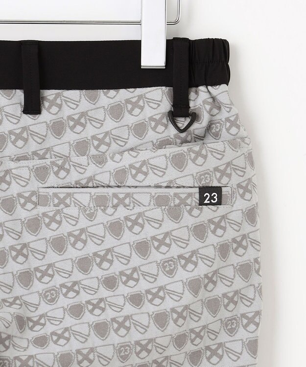 23区GOLF 【MEN】エンブレムジャガードパンツ ライトグレー系5