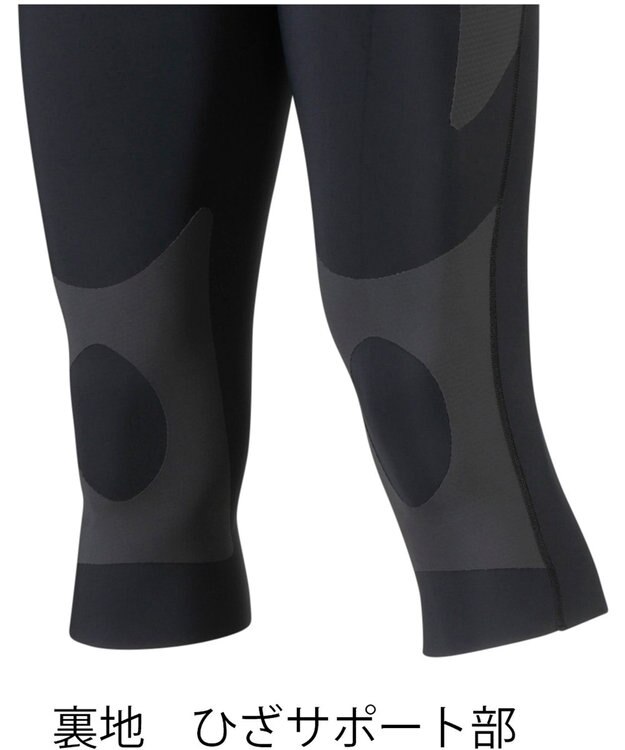 CW-X 【MEN】 CW-X メンズ スポーツタイツ 6分丈 股関節・ひざサポート ラクなはきごこち ウォーキング 軽運動 HXO747 /ワコール ブラック