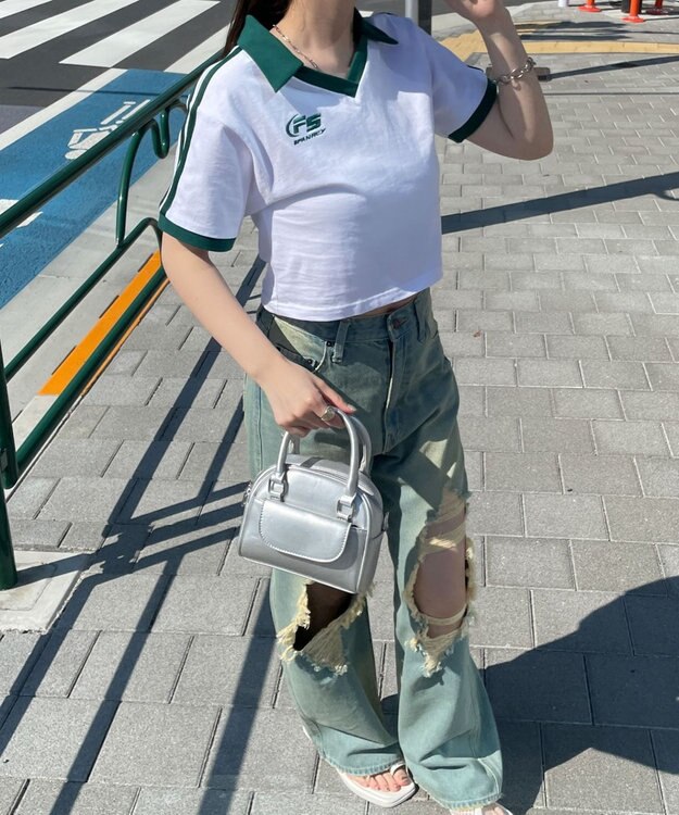 WEGO サッカーデザインチビT グリーン