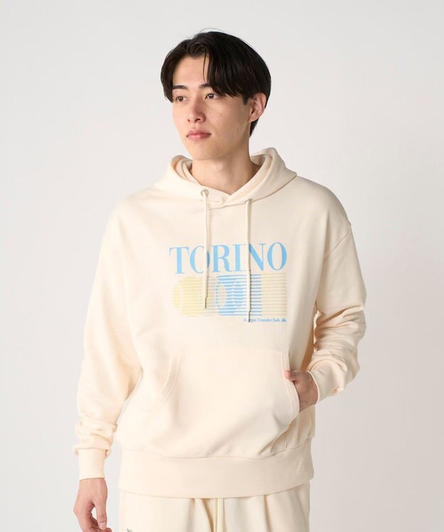 OP／FILA 【Kappa】ウェルネスクラブフーディー オフホワイト