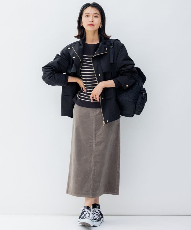 23区 キルティングナイロンバックパック ブラック系