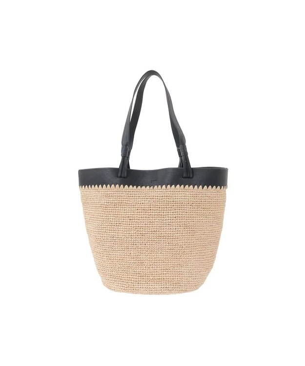 genten ルチア　トートバッグL クロ