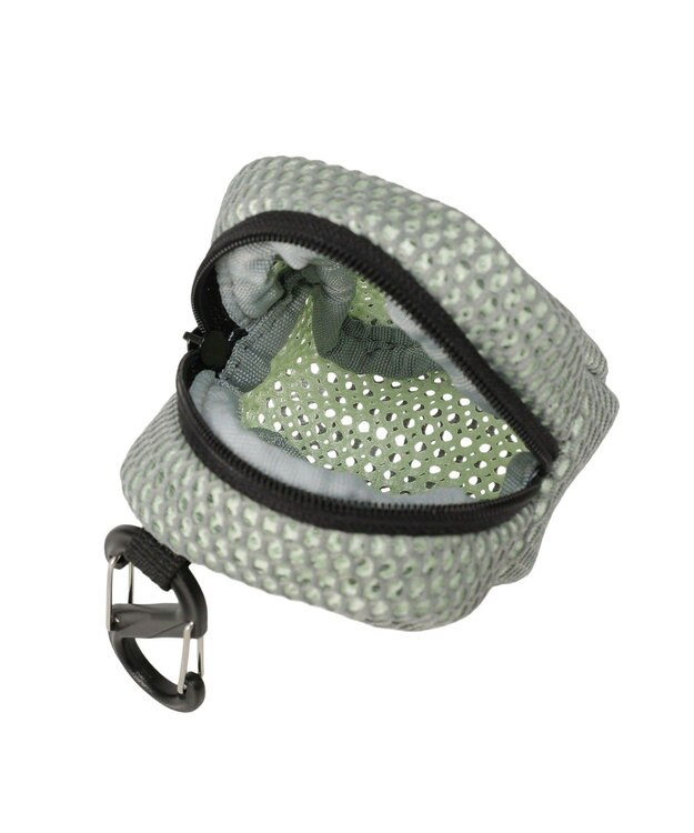 AMERICAN HOLIC 【2点SET】ポーチ付ダブルメッシュウエストポーチ Gray