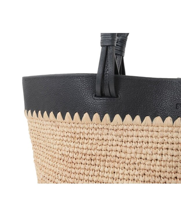 genten ルチア　トートバッグL クロ