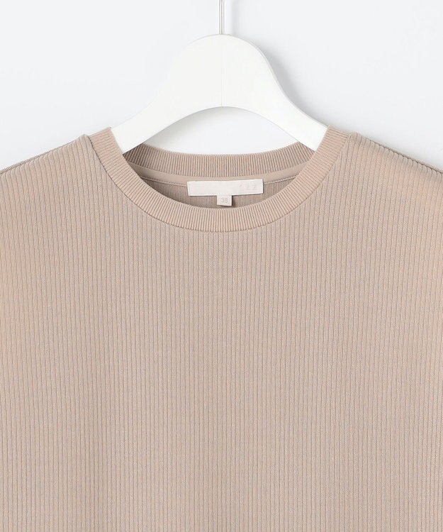 自由区 【人気素材・NEWアイテム・アンサンブル対応】ファンクショナルノースリーブ カットソー ベージュ