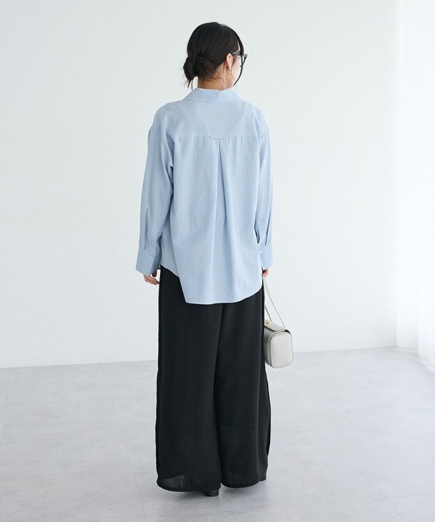 CRAFT STANDARD BOUTIQUE Vネックスキッパーシャツ Sax