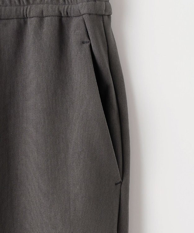 J.PRESS LADIES 【洗える】ストレッチピケジャージー パンツ グレー系