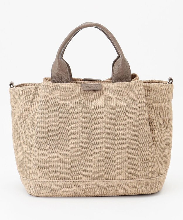 Y'SACCS ナチュラルサマートート　Mサイズ グレージュ