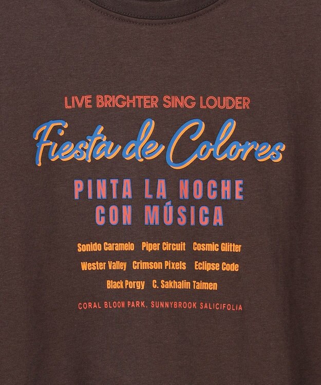 ANY ANYファンクションロゴTシャツ ブラウン