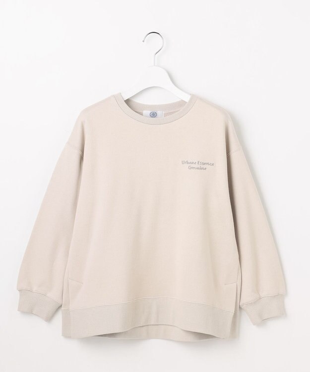 J.PRESS LADIES S 【WEB限定】ロゴ裏毛 スウェット ベージュ系