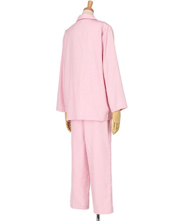 ワコール／睡眠科学 パジャマ 長袖 長ズボン 綿100%（本体） レディース YDX588 睡眠科学／ワコール エンジ