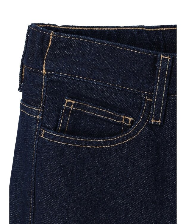 Green Parks ロールアップストレートデニムパンツ One Wash