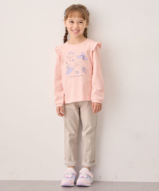 ANY KIDS 7days ガーリーパンツ ミルキーベージュ