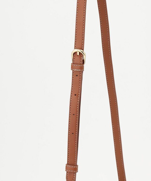 LA BAGAGERIE グリッドキルティングショルダー ワイン