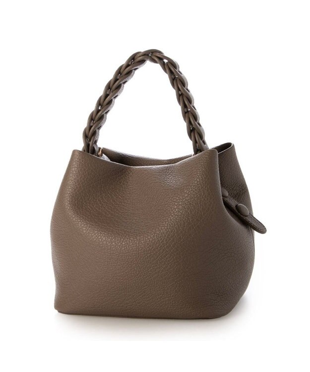 UNBILLION カシュカシュ cachecache / パッチワークハンドル合皮ミニショルダー オーク