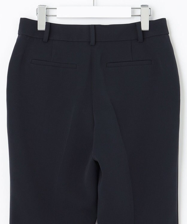 J.PRESS LADIES 【洗える】セラテリーダブルクロス テーパード パンツ ネイビー系