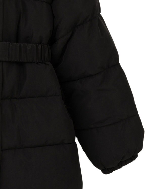 Green Parks ・ｓｗｉｎｇ　ｂｙ　ファイバーダウンベルト付コート Black