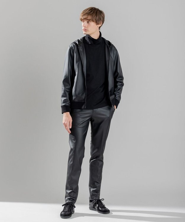 JOSEPH HOMME 【感動的な滑らかさと弾力】シンセティックレザー / PEGG ブラック系