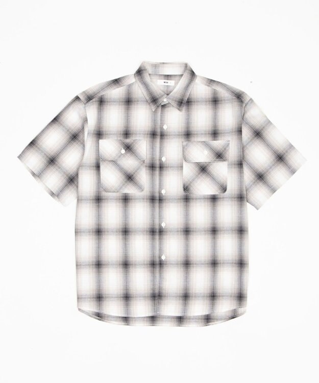WEGO オンブレチェックシャツ（SS） 柄2